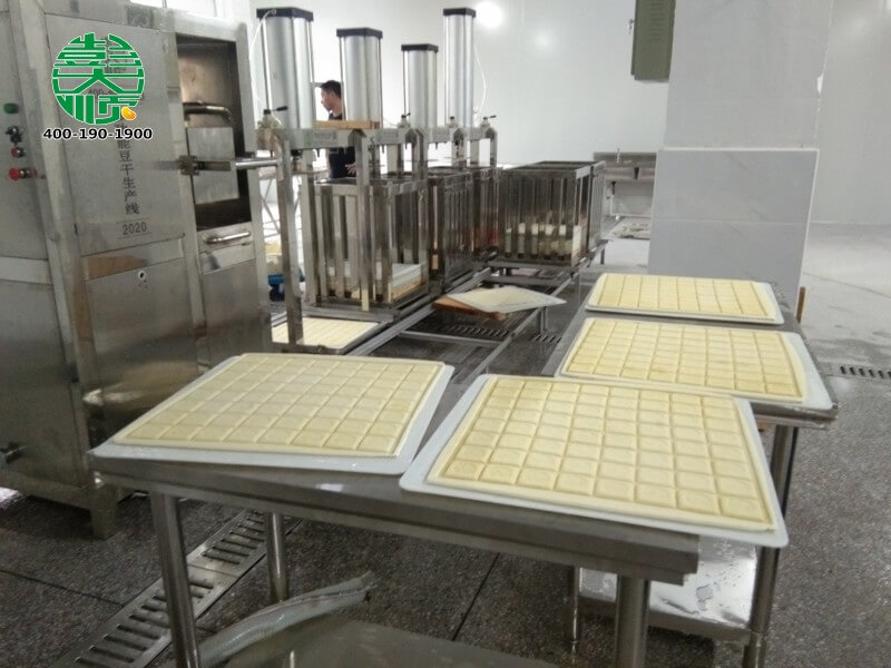 福建沙縣客戶豆制品廠里做的豆腐干